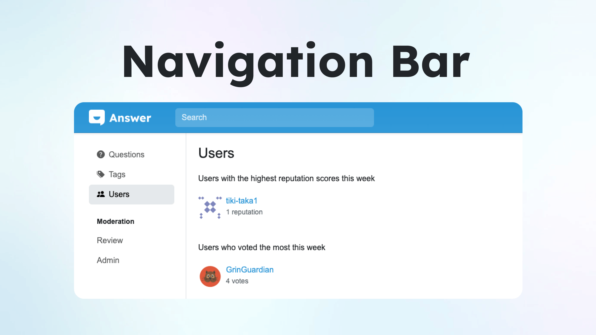 Navigation Bar